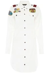 DSQUARED2 SHIRT DRESS WITH PATCHES,9962542