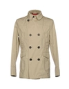 Peuterey Overcoats In Beige