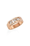 Messika Move Noa 18ct Pink-gold And Diamond Ring