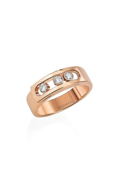 Messika Move Noa 18ct Pink-gold And Diamond Ring