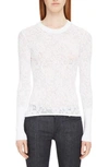 GIVENCHY LACE EFFECT PULLOVER,BW900Y4Z0Y