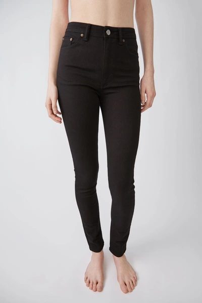 Acne Studios North Stay Black3 Colour In Mid-rise Skinny Jeans