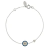 LATELITA LONDON EVIL EYE BRACELET SILVER