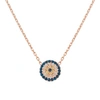 LATELITA LONDON EVIL EYE NECKLACE ROSEGOLD