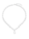 ADRIANA ORSINI WOMEN'S CUBIC ZIRCONIA AND STERLING SILVER PENDANT NECKLACE,0400097016569
