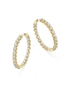 BLOOMINGDALE'S DIAMOND INSIDE-OUT HOOP EARRINGS IN 14K YELLOW GOLD, 5.0 CT. T.W. - 100% EXCLUSIVE,661101-Y