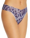 HANKY PANKY ORIGINAL-RISE PRINTED THONG,3H1185