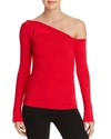 BAILEY44 ORIGAMI ONE-SHOULDER SWEATER,411-C509
