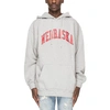 OFF-WHITE NEBRASKA HOODIE,OMBB009F171920400720 GREY