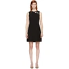 DOLCE & GABBANA DOLCE AND GABBANA BLACK CREPE A-LINE DRESS,F67F2Z FUBCI