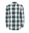 VIVIENNE WESTWOOD Two Button Krall Shirt Gingham Green,8056645261360