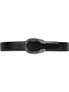GUCCI LEATHER BELT WITH TIGER HEAD BUCKLE,451155DT90N12562348