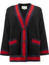 GUCCI Web-trimmed cardigan,498923ZIM1812545758