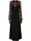 EMILIO PUCCI FLORAL EMBROIDERED MAXI DRESS,81RL408165712442435