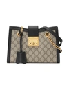 Gucci Padlock Small Gg Shoulder Bag In Neutrals