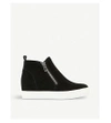 STEVE MADDEN WEDGIE SUEDE WEDGED TRAINERS