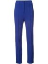 DIANE VON FURSTENBERG DVF DIANE VON FURSTENBERG HIGH-WAISTED SKINNY TROUSERS - BLUE,10858DVF12499691