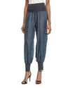 Cinq À Sept Tous Les Jours Giles Satin Jogger Pants In Gray