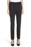 Akris Punto Stretch Jersey Pants In Charcoal