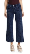 FATHER'S DAUGHTER CLAUDIA WIDE CROP JEANS