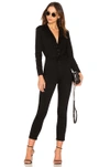 FREE PEOPLE FREE PEOPLE TAKE ME OUT FITTED JUMPSUIT IN BLACK.,FREE-WC3