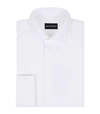 EMPORIO ARMANI STRIPE BIB COTTON SHIRT,P000000000005725413