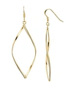 ARGENTO VIVO OPEN TWIST DROP EARRINGS,107035G