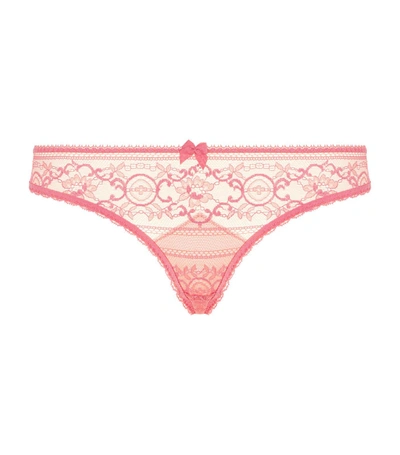 Stella Mccartney Lace Bikini Briefs In Pink
