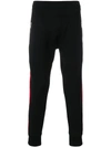 NEIL BARRETT NEIL BARRETT TAPERED TRACK trousers - BLACK,PBJP72NG510C12535919
