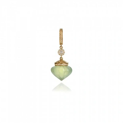 Annoushka Touch Wood 18ct Yellow Gold, Diamond And Prehnite Charm