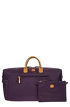 BRIC'S X-BAG BOARDING 22-INCH DUFFEL BAG - PURPLE,BXL40202