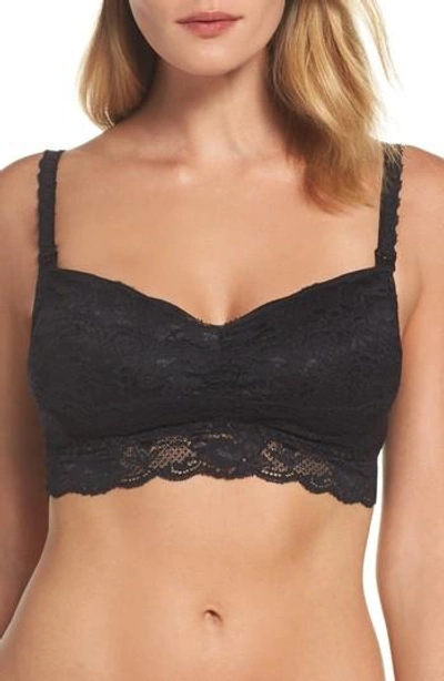 Cosabella 'never Say Never Mommie' Soft Cup Nursing Bralette In Black