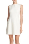 French Connection Whisper Sundae Solid Mini Dress In Summer White