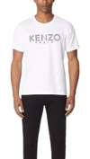 Kenzo Logo Print T-shirt In White