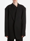 RAF SIMONS RAF SIMONS MEN'S OVERSIZED BLAZER WITH PATCHED POCKETS