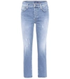 7 FOR ALL MANKIND EDIE HIGH-RISE STRAIGHT JEANS,P00292006