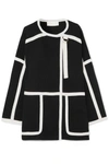 CHLOÉ ICONIC PIPED WOOL COAT