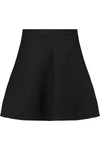 VALENTINO Wool and silk-blend twill mini skirt,US 4772211930505420
