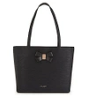 TED BAKER Cattass small textured leather shopper
