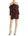 CUPCAKES AND CASHMERE CUPCAKES AND CASHMERE BODEN FLORAL PRINT HALTER DRESS,BLCH408391