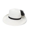 EUGENIA KIM Dita Asymmetrical Bow Straw Hat