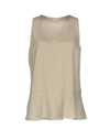 Brunello Cucinelli Tops In Light Grey