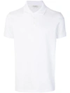 Saint Laurent Cotton Polo Shirt In White