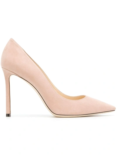 Jimmy Choo `romy 100` Pumps In Pink & Purple