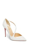 CHRISTIAN LOUBOUTIN STRAPPY HALF D'ORSAY PUMP,1180825