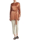 VINCE Seam Front Silk Tunic