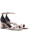 SAINT LAURENT PATENT LEATHER SANDALS,P00293620