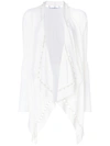 GIVENCHY GIVENCHY PEARL EMBELLISHED WATERFALL CARDIGAN - WHITE,BW900X4Z0V12555541