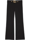 GUCCI STRETCH VISCOSE PANT WITH DOUBLE G,462569ZIJ1512562711