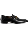 GUCCI LEATHER FRINGE HORSEBIT LOAFER,494652D3V0012562369